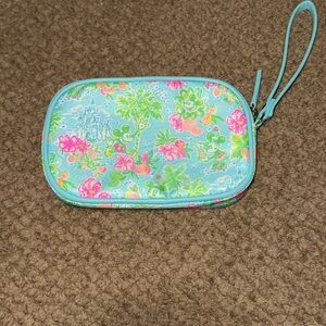 Disney Parks Collection x Lily Pulitzer Wristlet Mickey & Minnie Castle